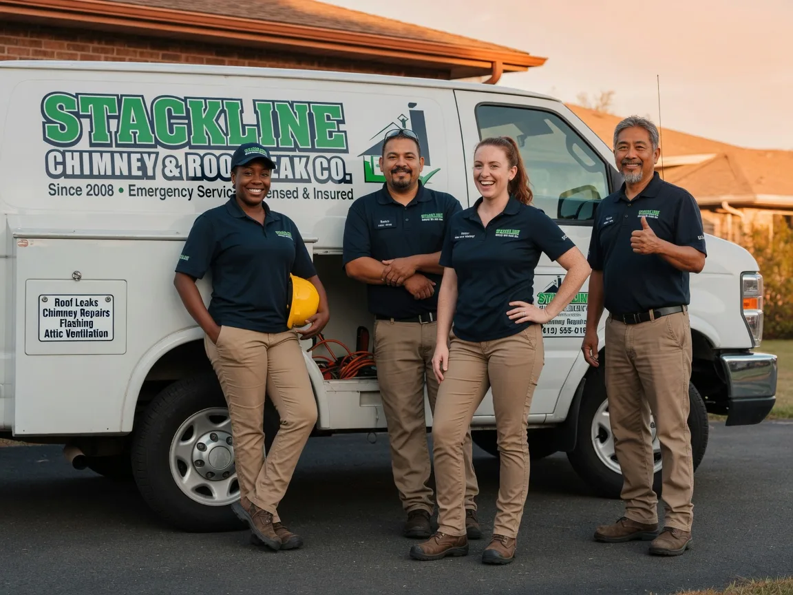 Chimney flashing repair company in Energy, IL